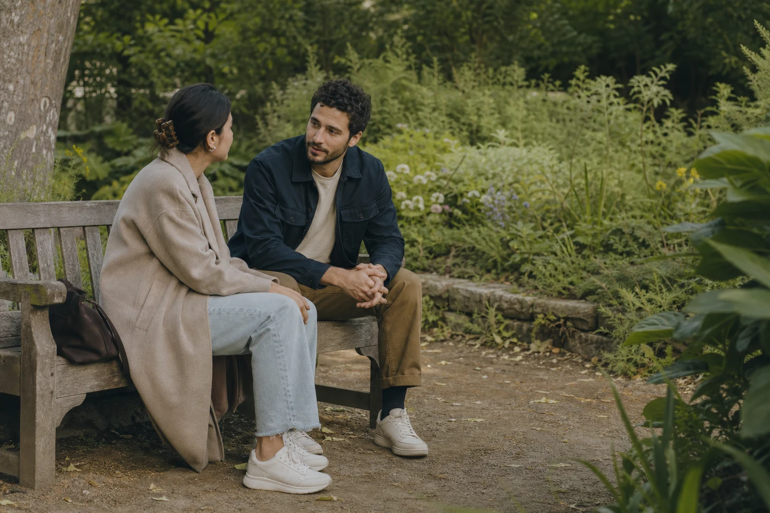 A couple pauses for an honest conversation about attachment responses.
