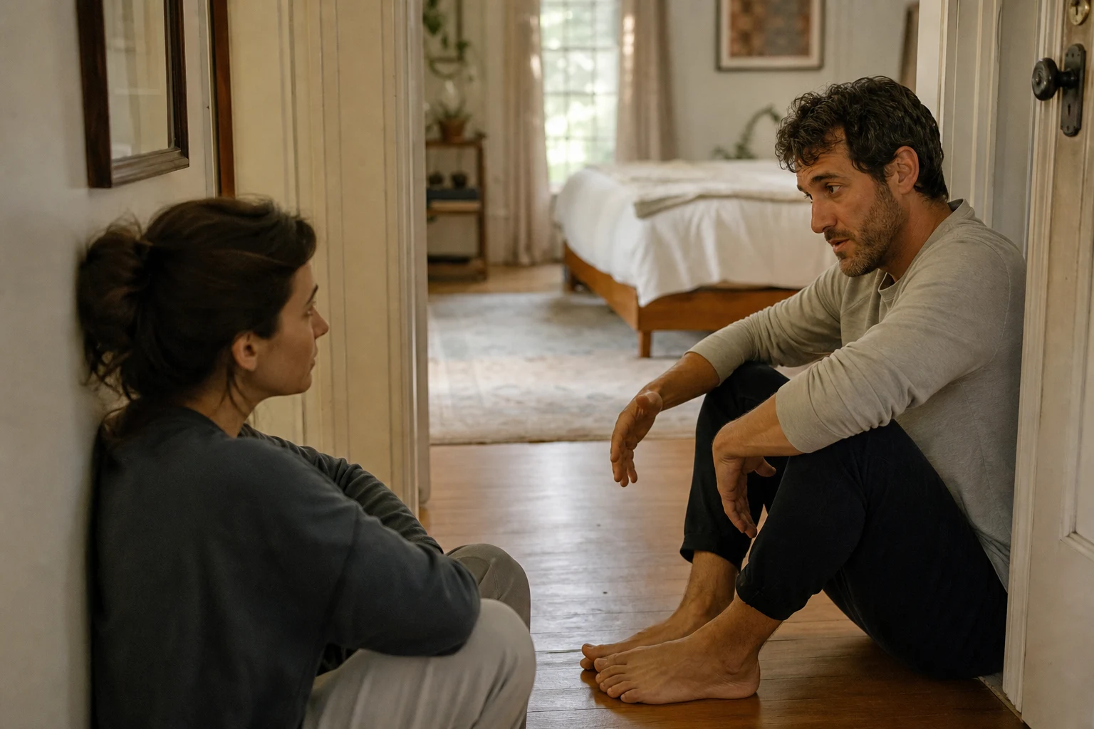 A couple pauses for an honest conversation about recurring arguments.