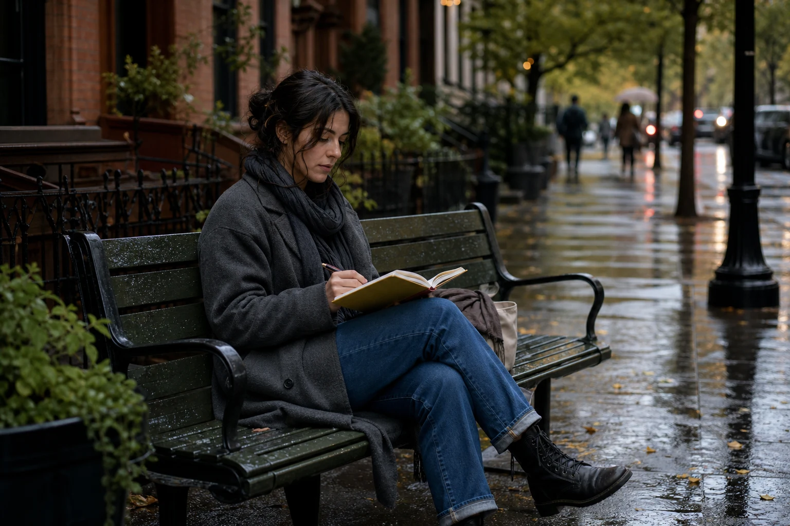 A person reviews a relationship journal while separating repeated behavior from a diagnostic label.